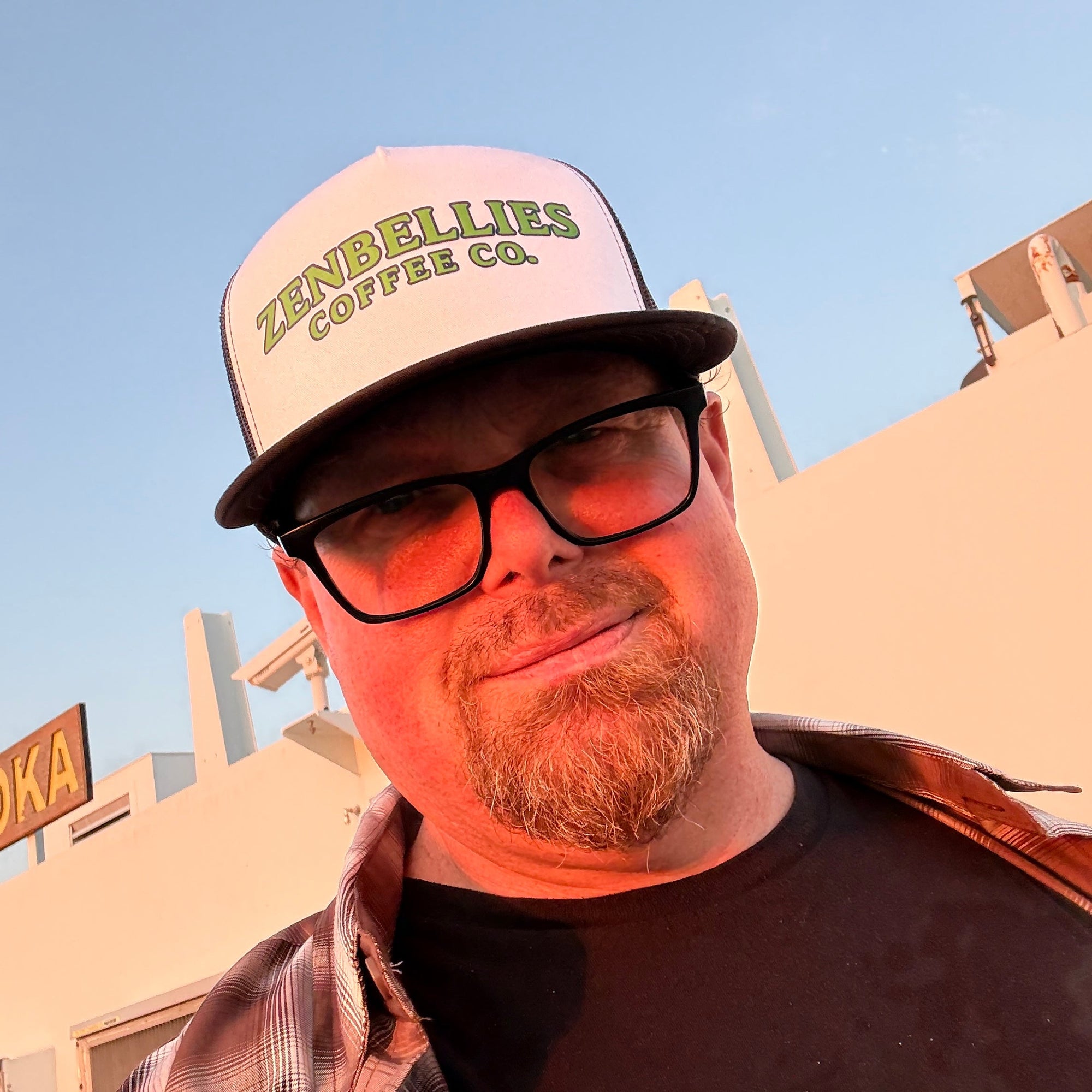 ZenBellies Coffee Co Name only Trucker Cap