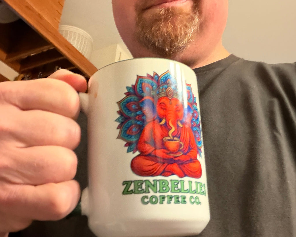 ZenBellies Coffee Co Mug with Color Inside