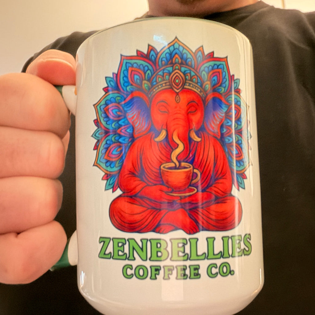 ZenBellies Coffee Co Mug with Color Inside